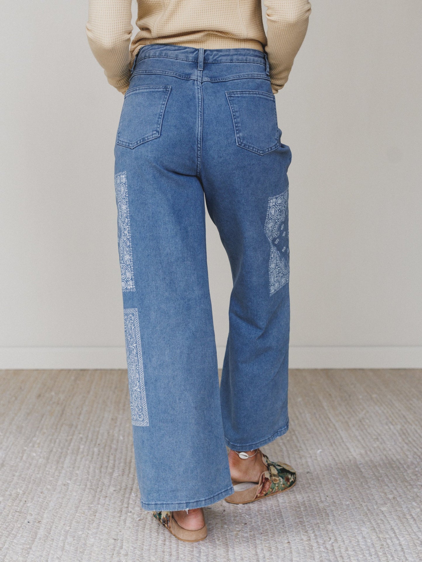 Madden Wide Leg Jeans - Denim