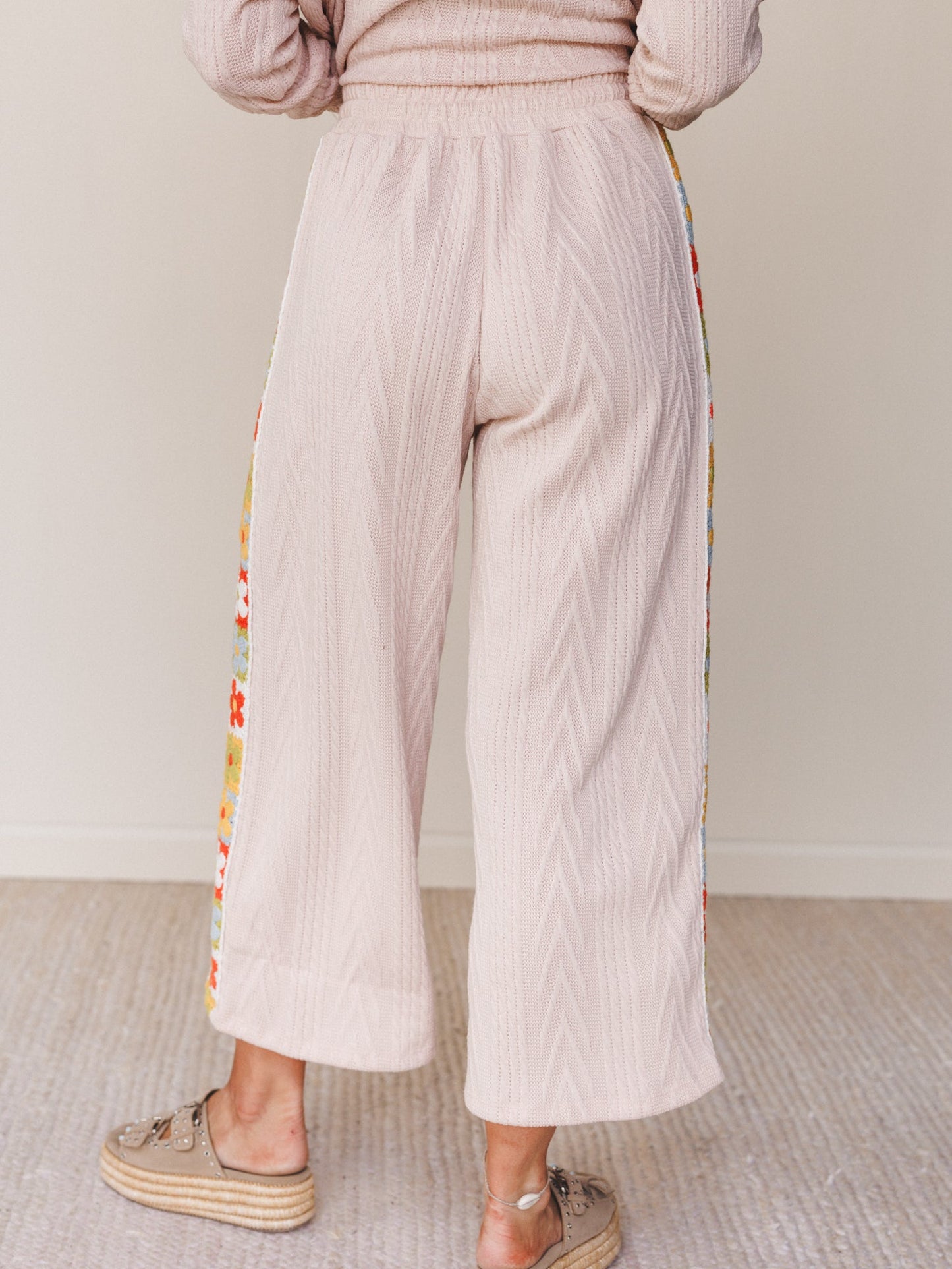 The Nest Midday Light Wide Leg Pant - Taupe