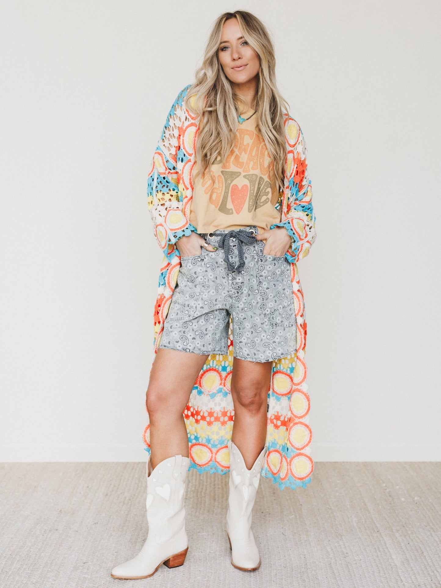 Paisley Parade Shorts - Paisley