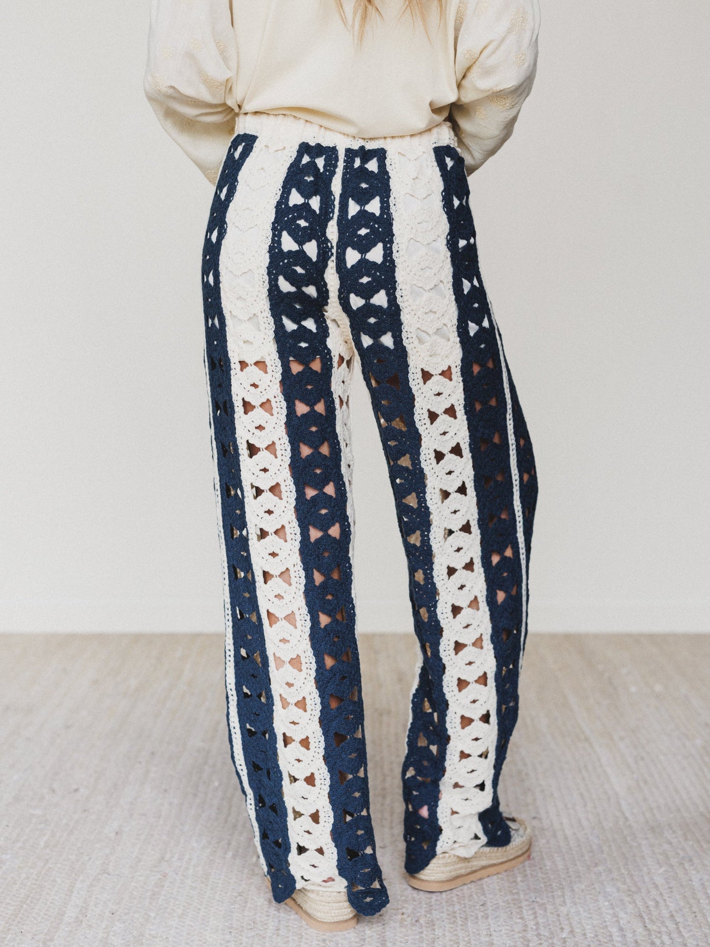 Seaside Pants - Natural Navy