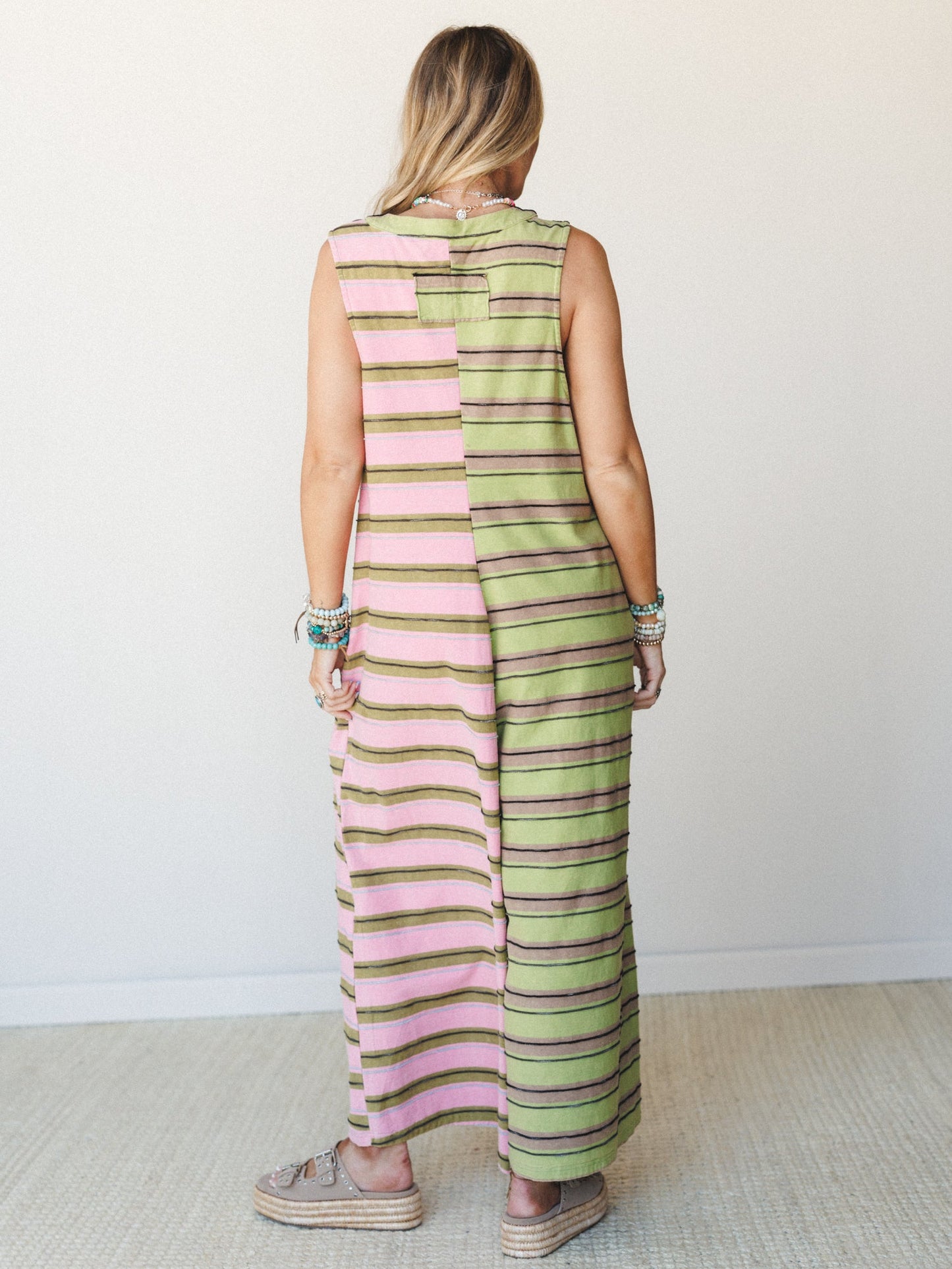 The Nest Cruise Lines Jumpsuit - Brown Pink