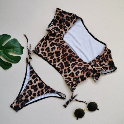 Short Sleeve Bikini Set
