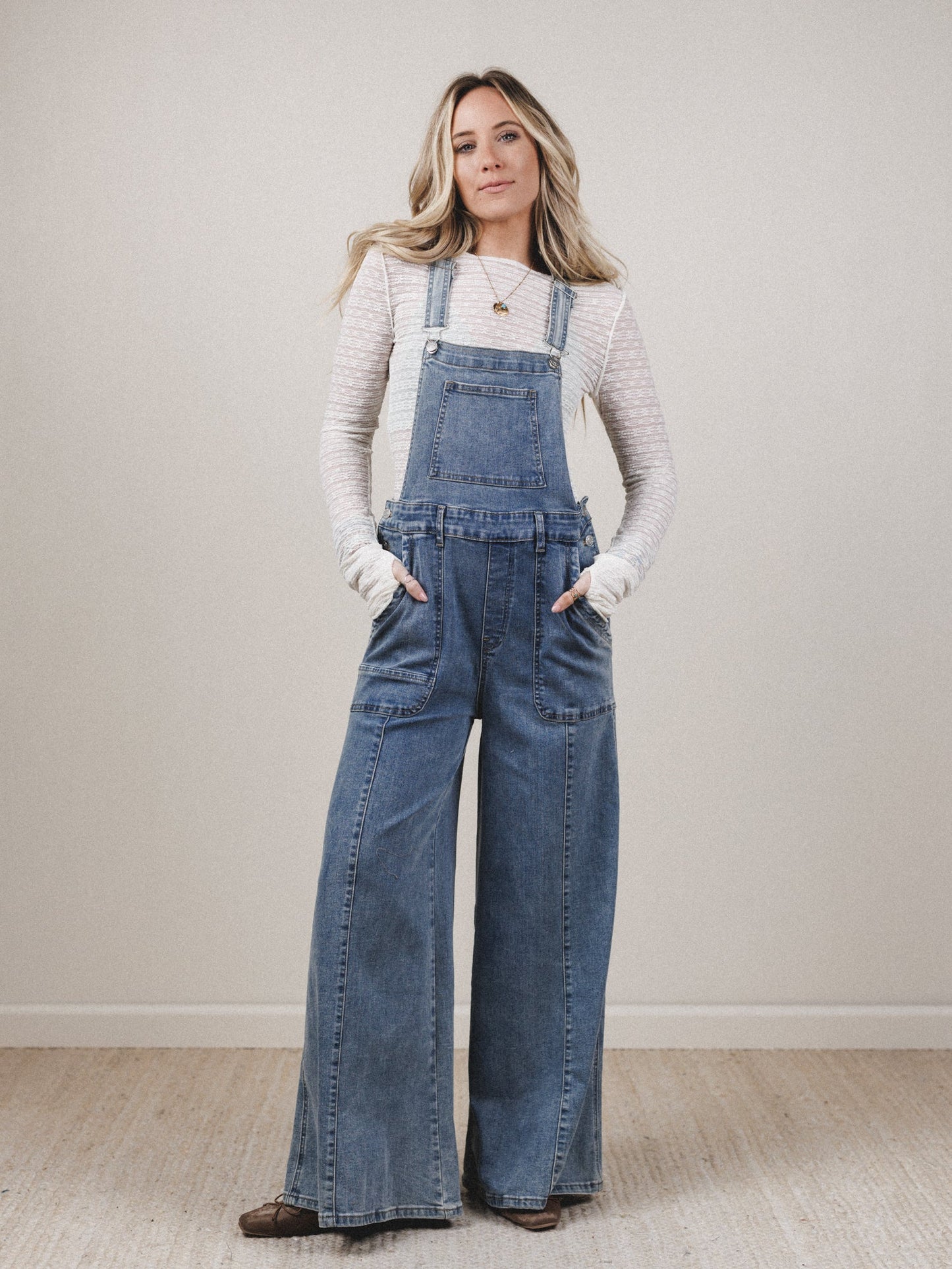 Above All Overalls - Medium Denim