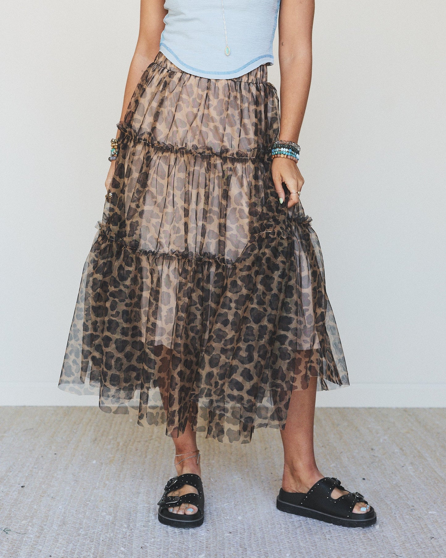 Wild Night Maxi Skirt - Mocha