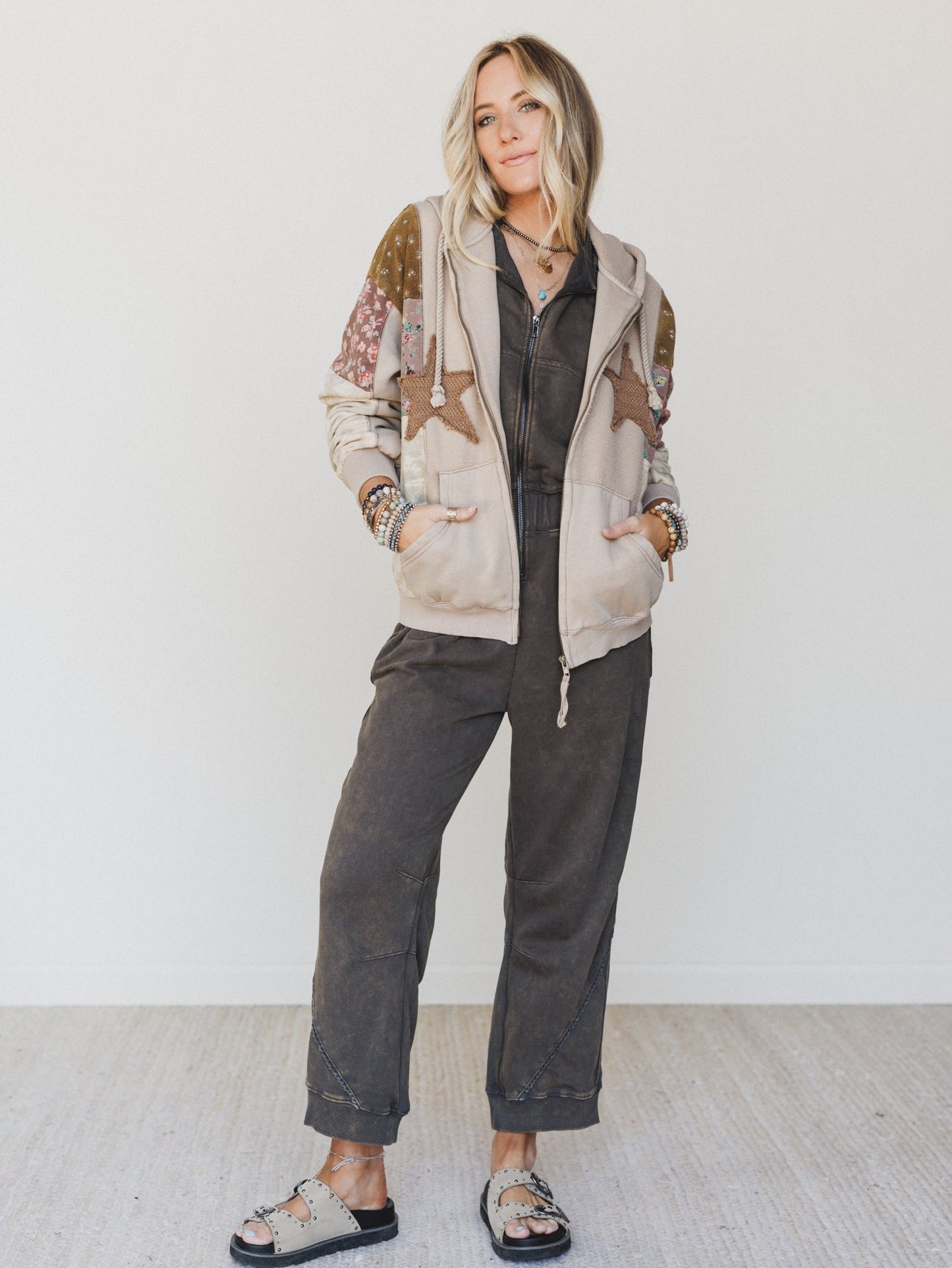 Ryder Hooded Jumpsuit - Ash