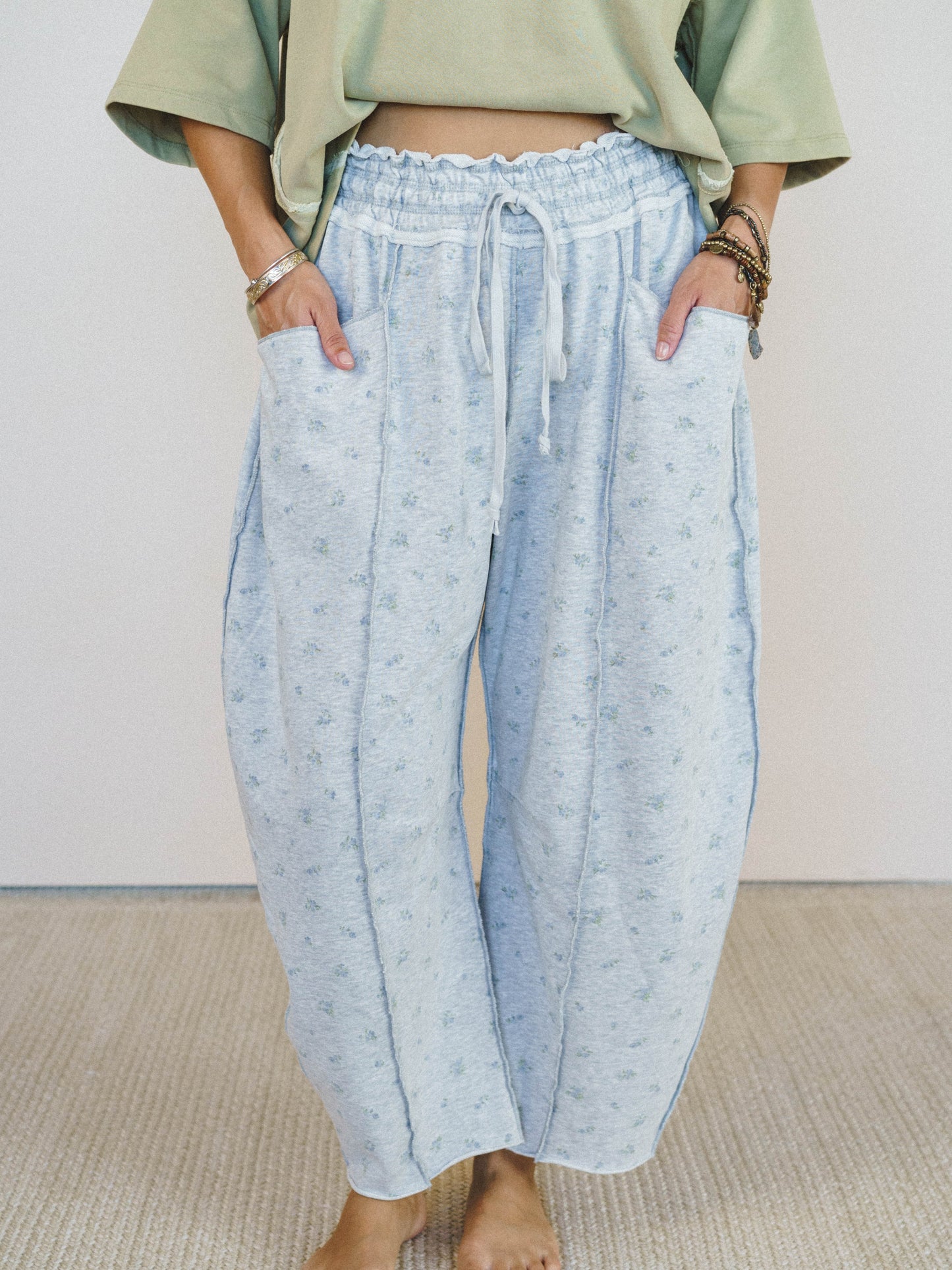 New in Town Pants - Heather Gray