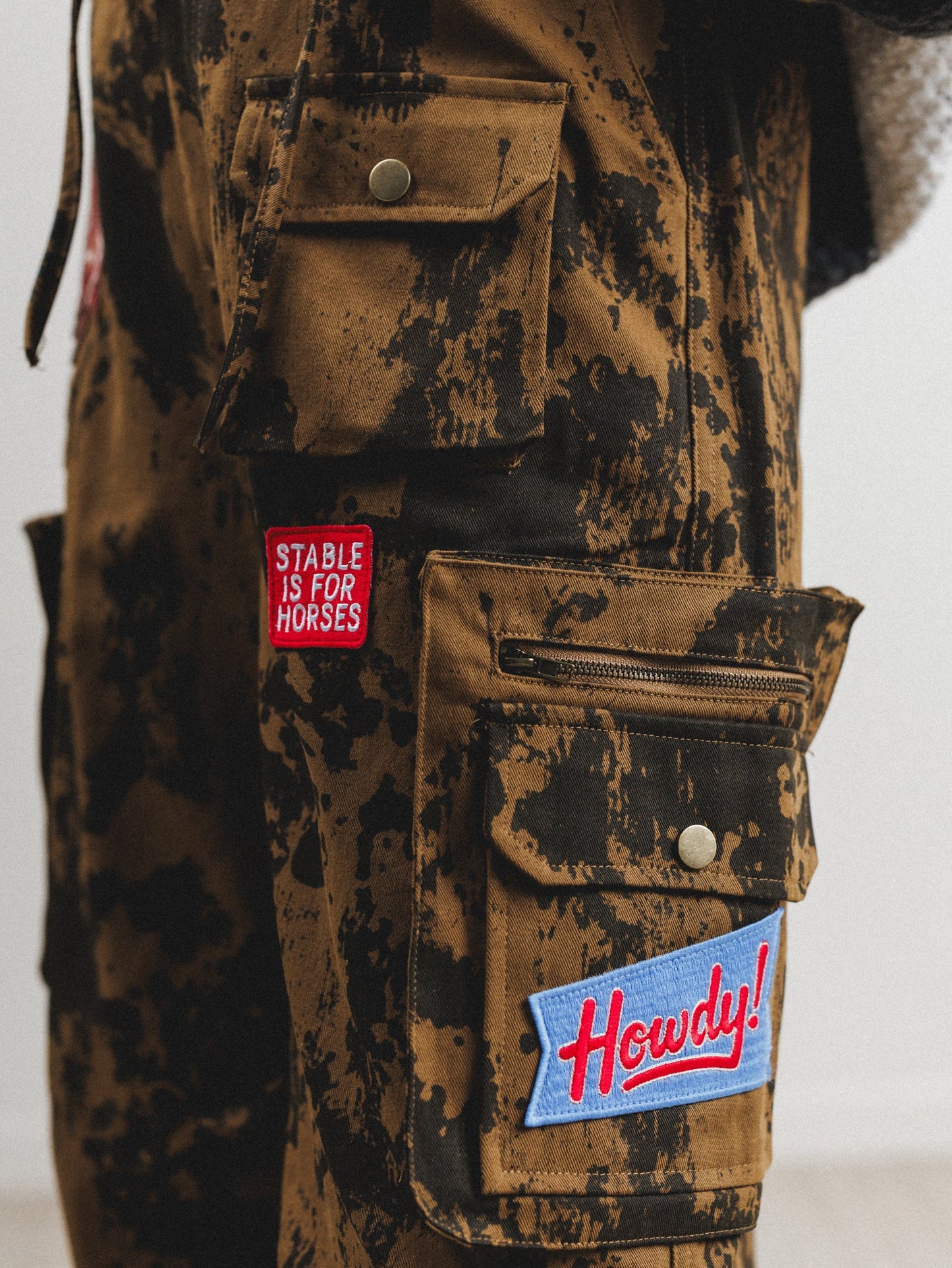 Cowgirl Song Cargo Pants - Golden Brown
