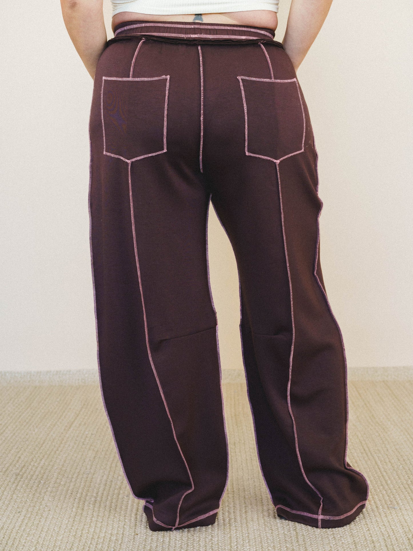 Lounge Hour Pants - Mocha Brown