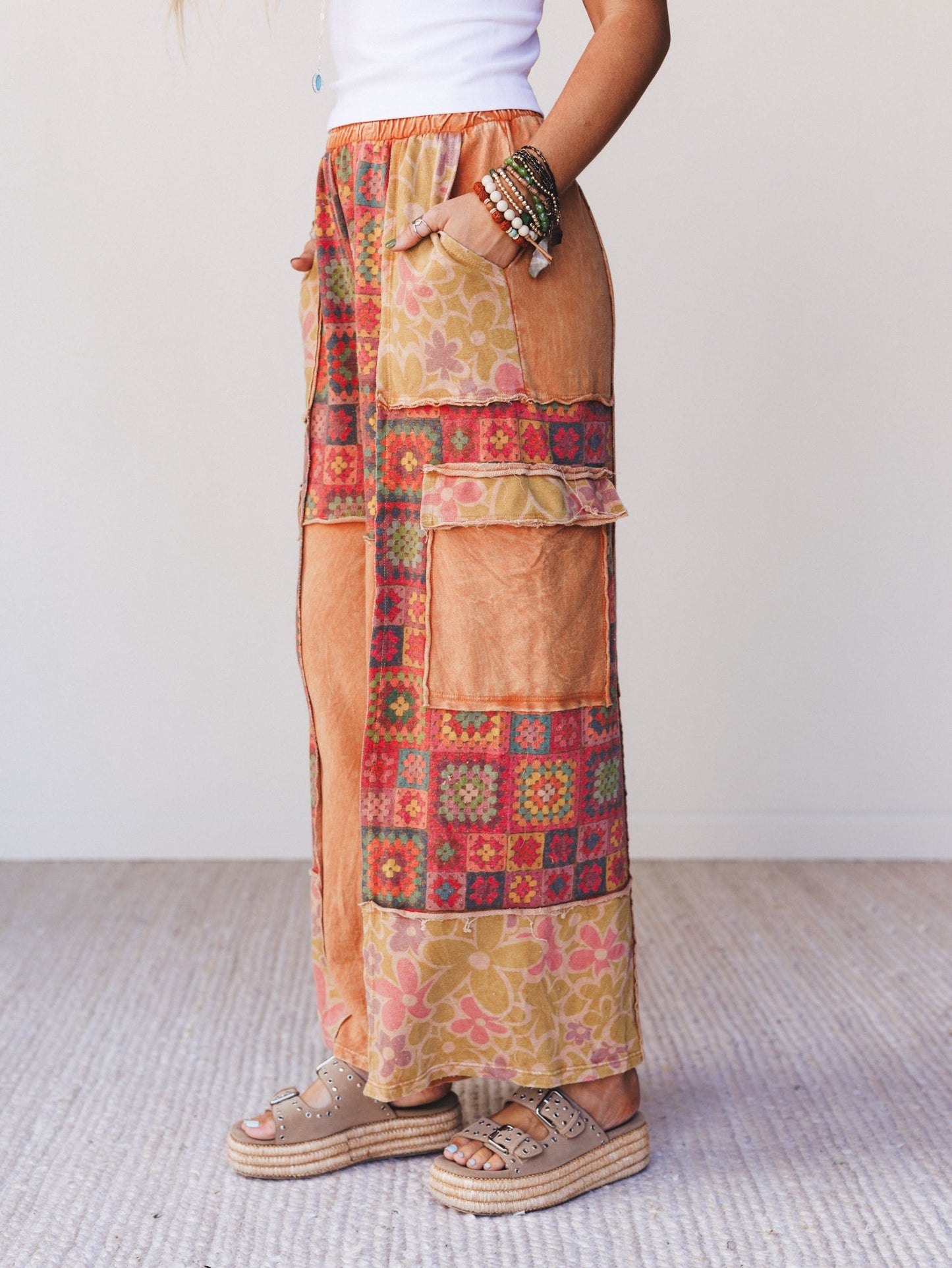 Desert Collage Pants - Camel