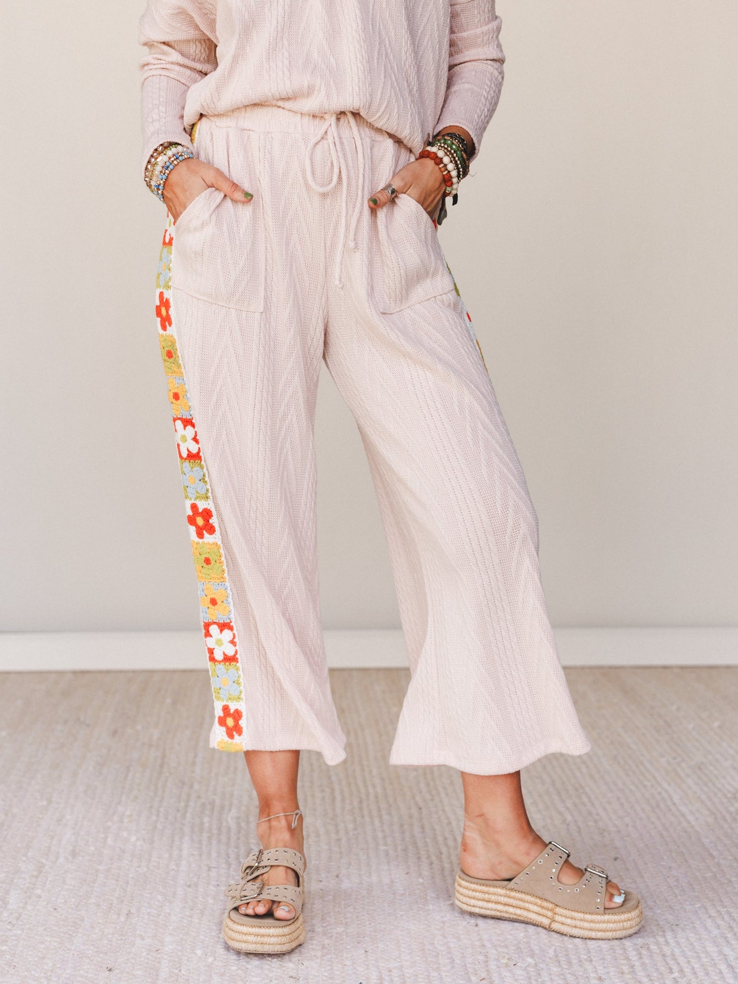 The Nest Midday Light Wide Leg Pant - Taupe