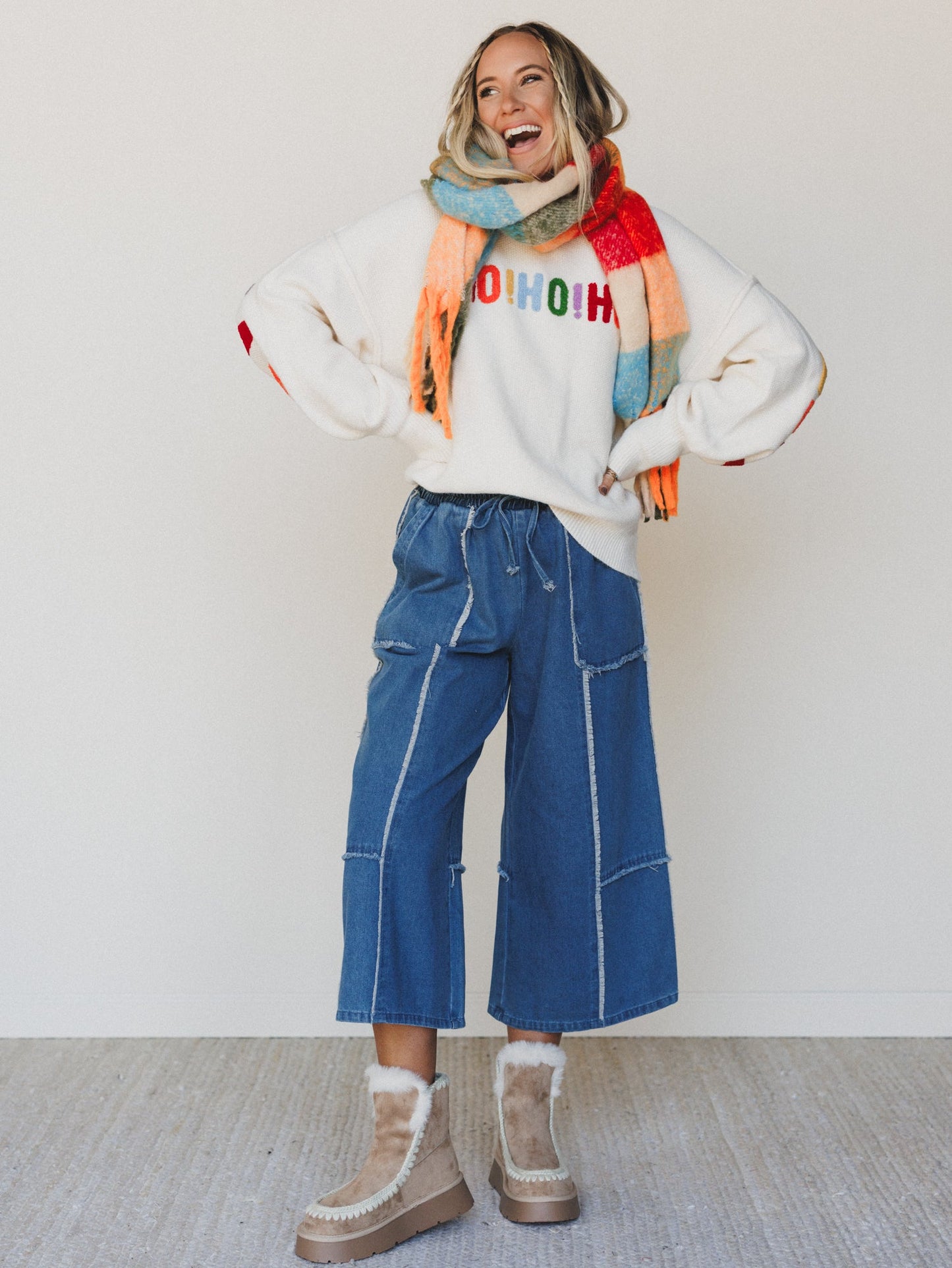 Cozy Blues Denim Pants  - Denim