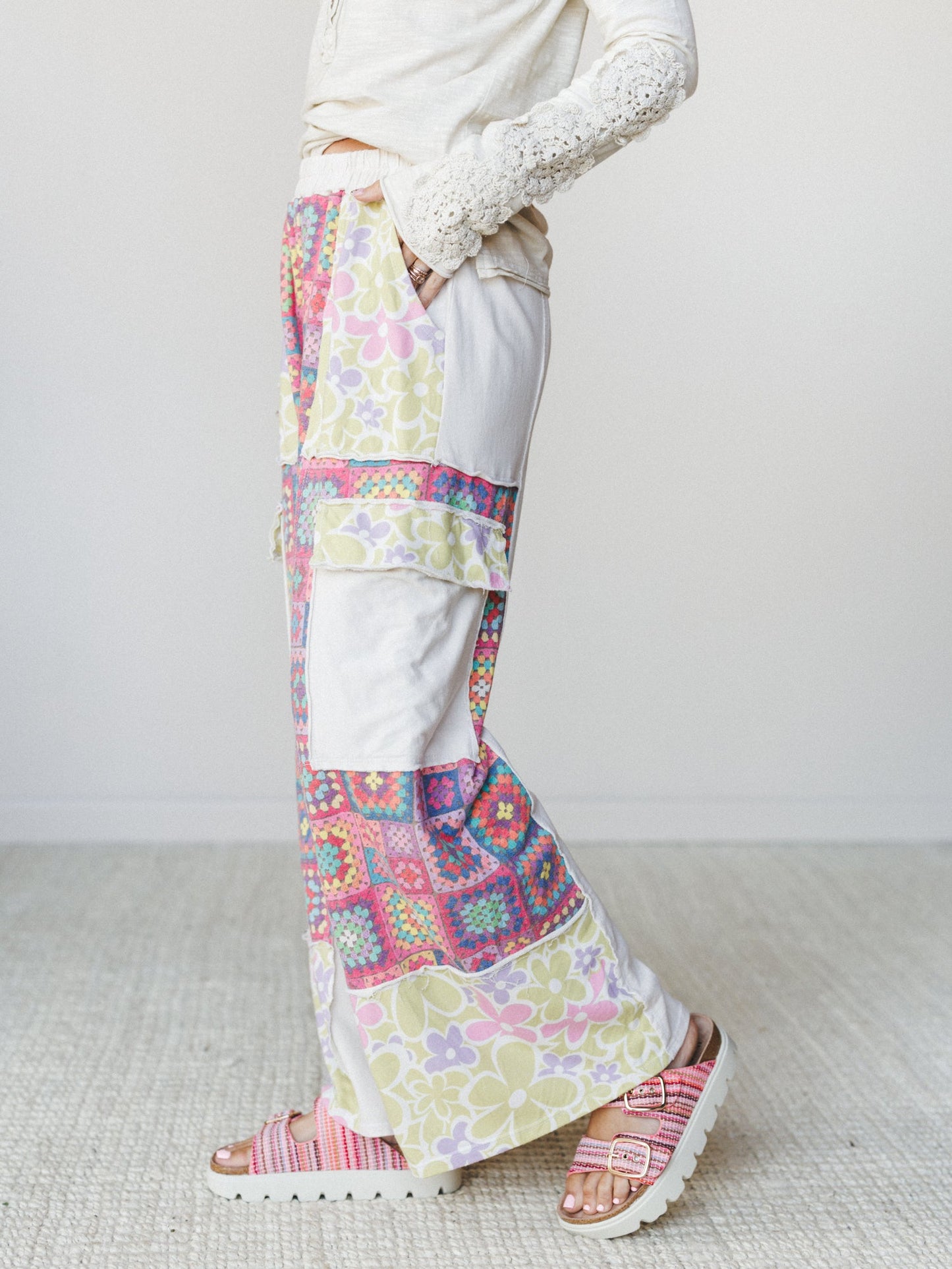 Desert Collage Pants - Natural