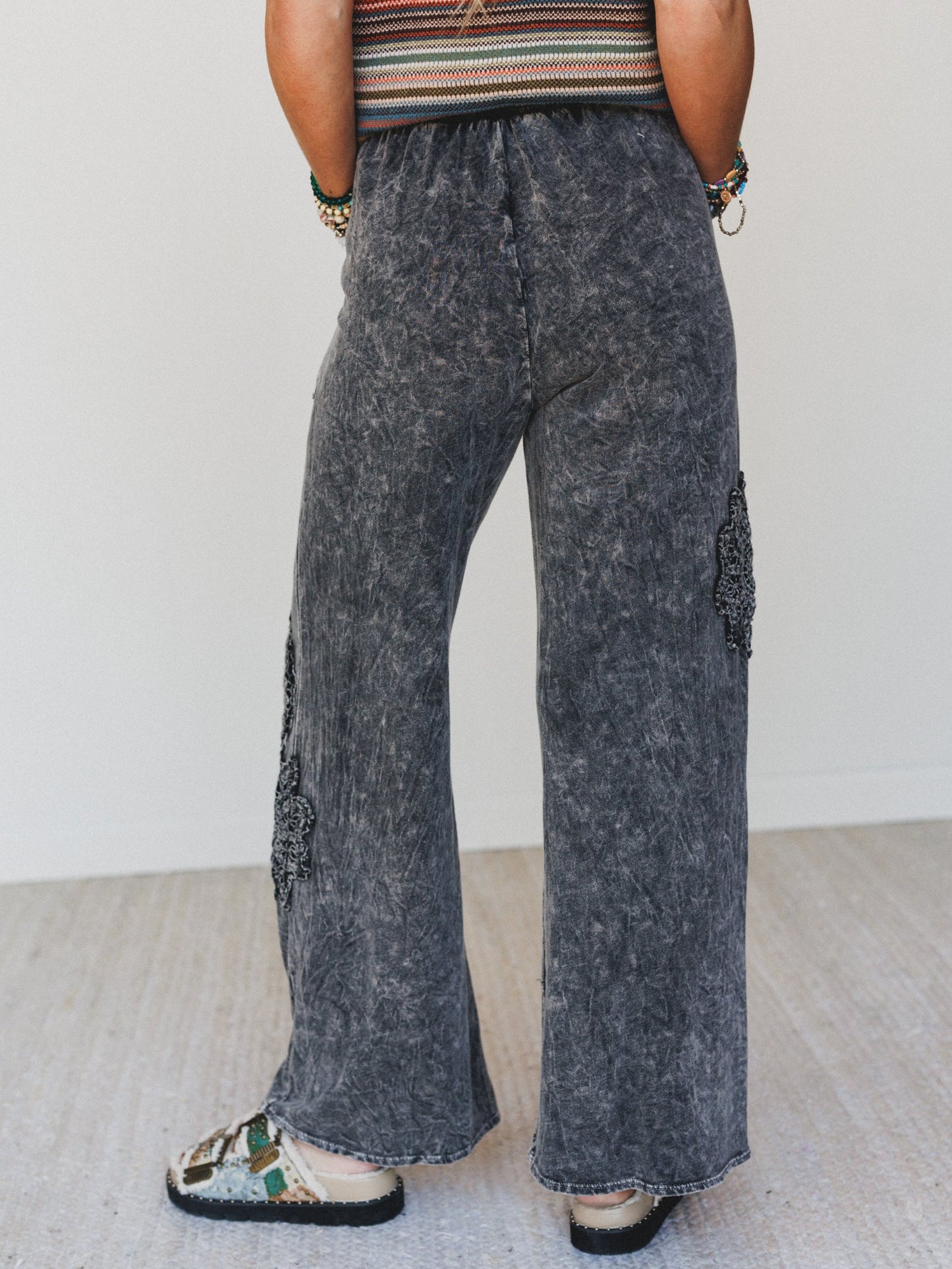 Kamilla Wide Leg Pants - Black