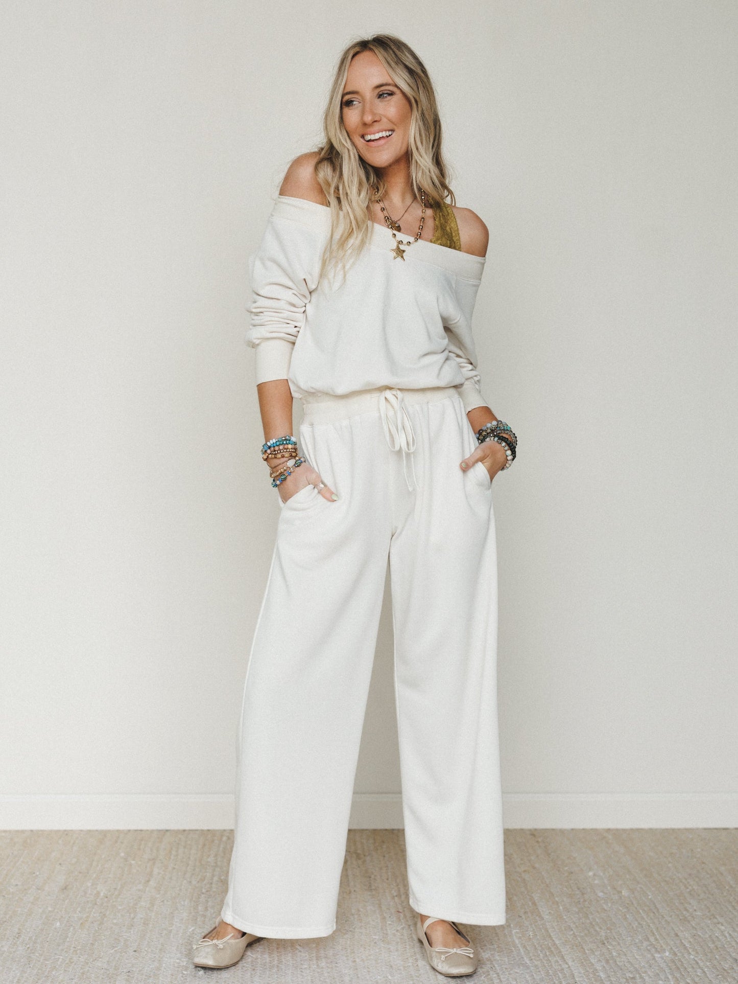 Relaxed Era Jumpsuit - Ecru