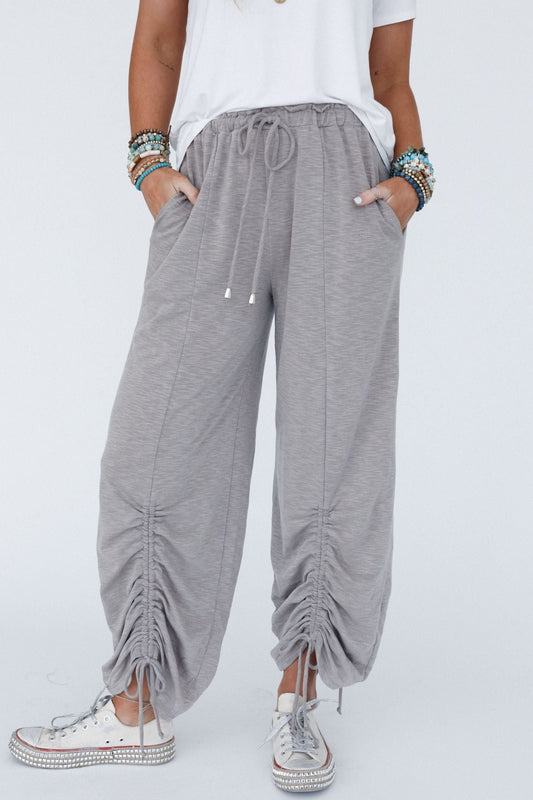 The Nest Solie Cinched Pants - Taupe