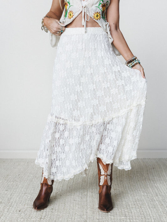 Memory Catcher Skirt - Ivory