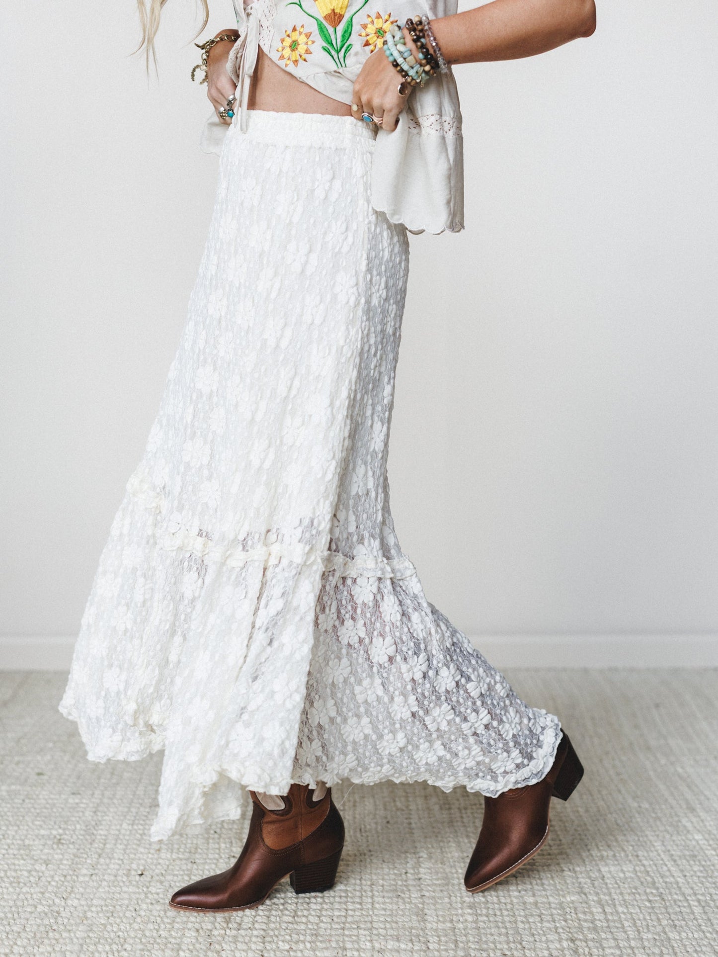 Memory Catcher Skirt - Ivory