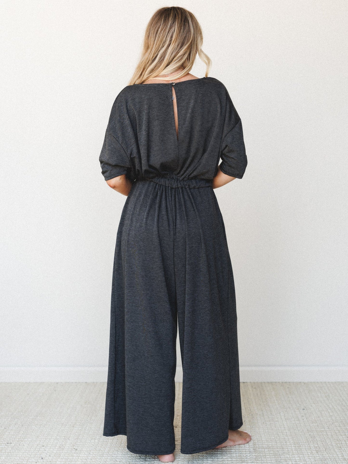 The Nest Cozy Cool Jumpsuit - Black