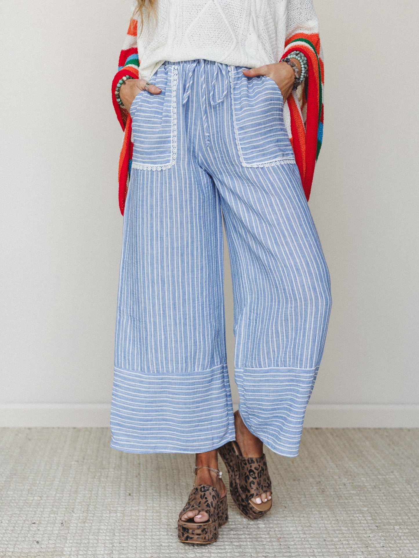 The Nest Easy Sunday Pants - Chambray