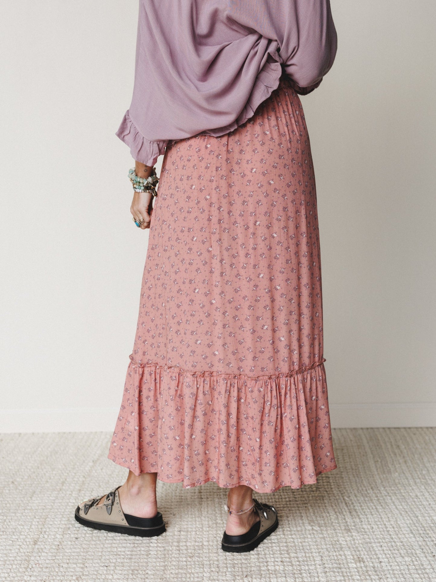 The Nest Emberlyn Maxi Skirt - Clay