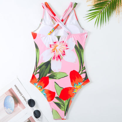 Solid One-Piece Swimsuit