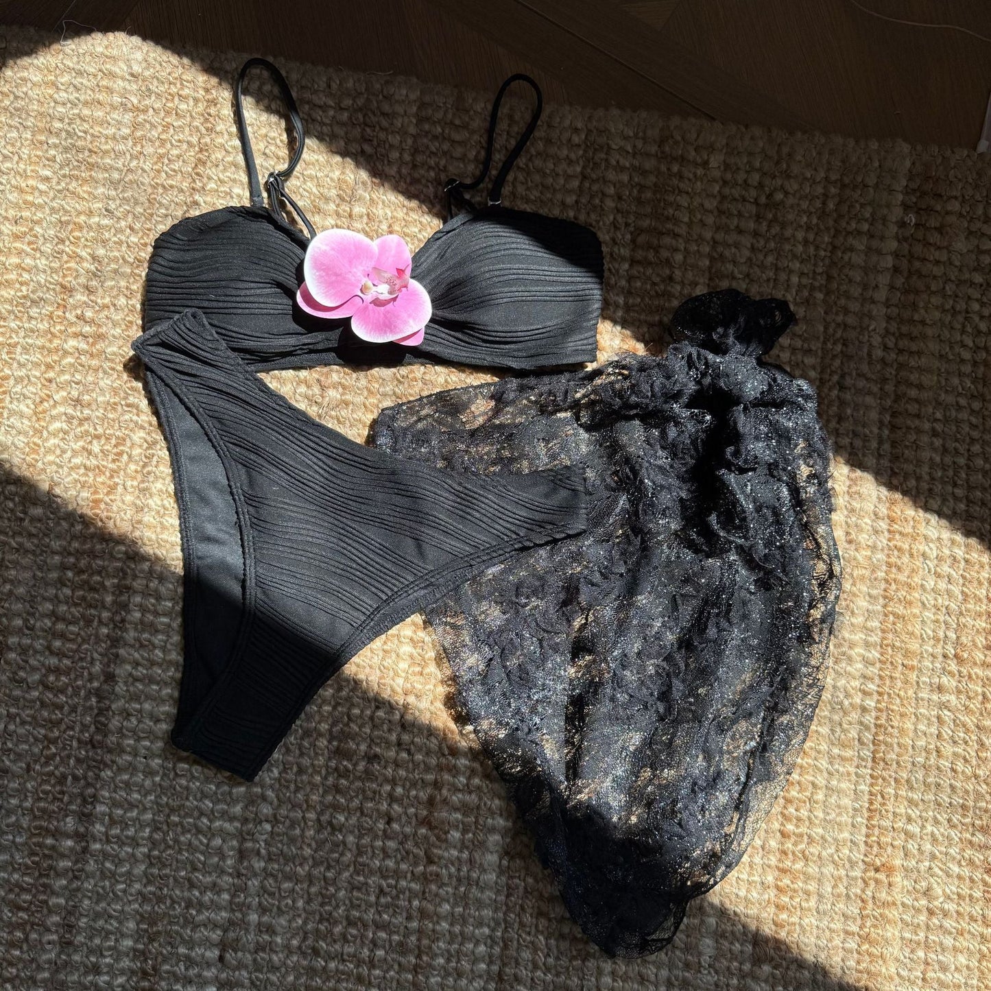 Solid Bikini Set