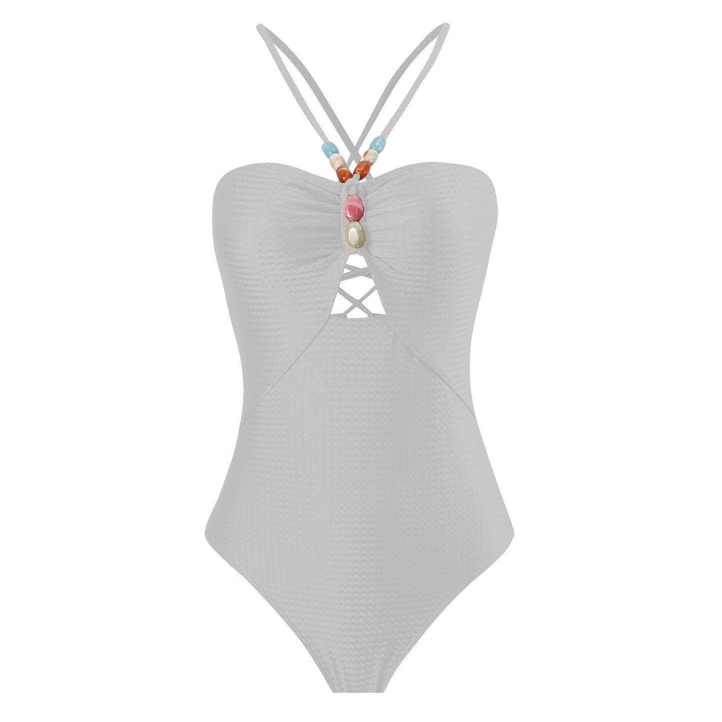 Solid One-Piece Swimsuit