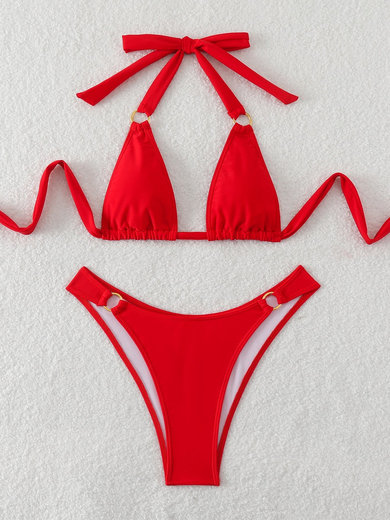Solid One-Piece Swimsuit