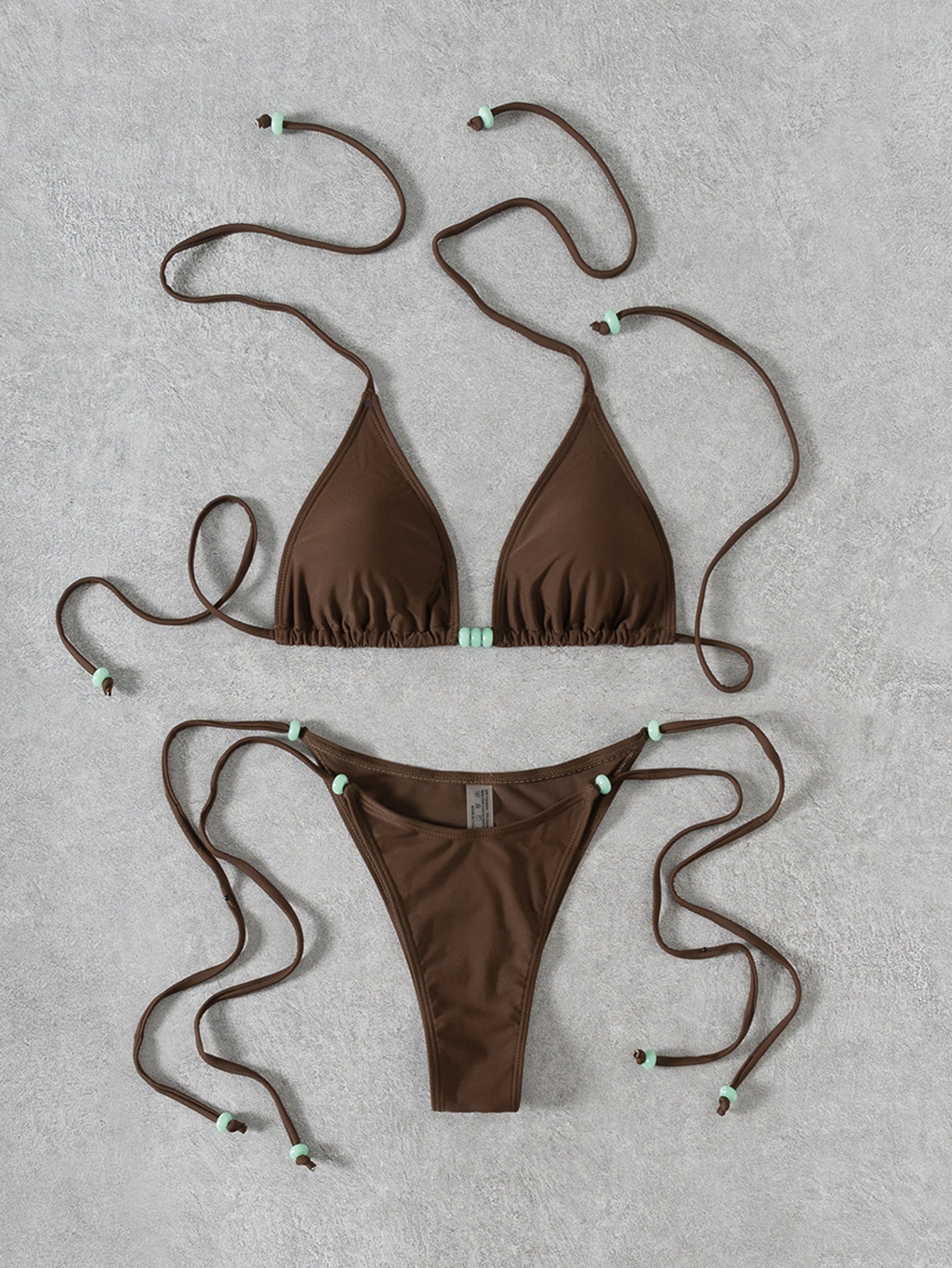 Solid Bikini Set