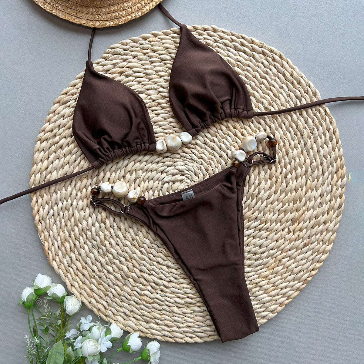 Solid Bikini Set