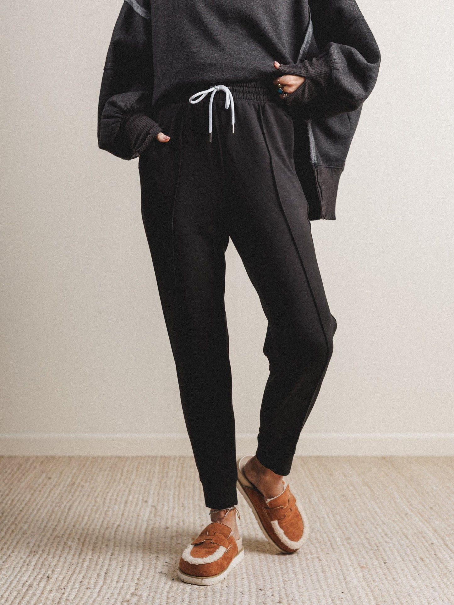 Pure Comfort Jogger Sweatpants - Black