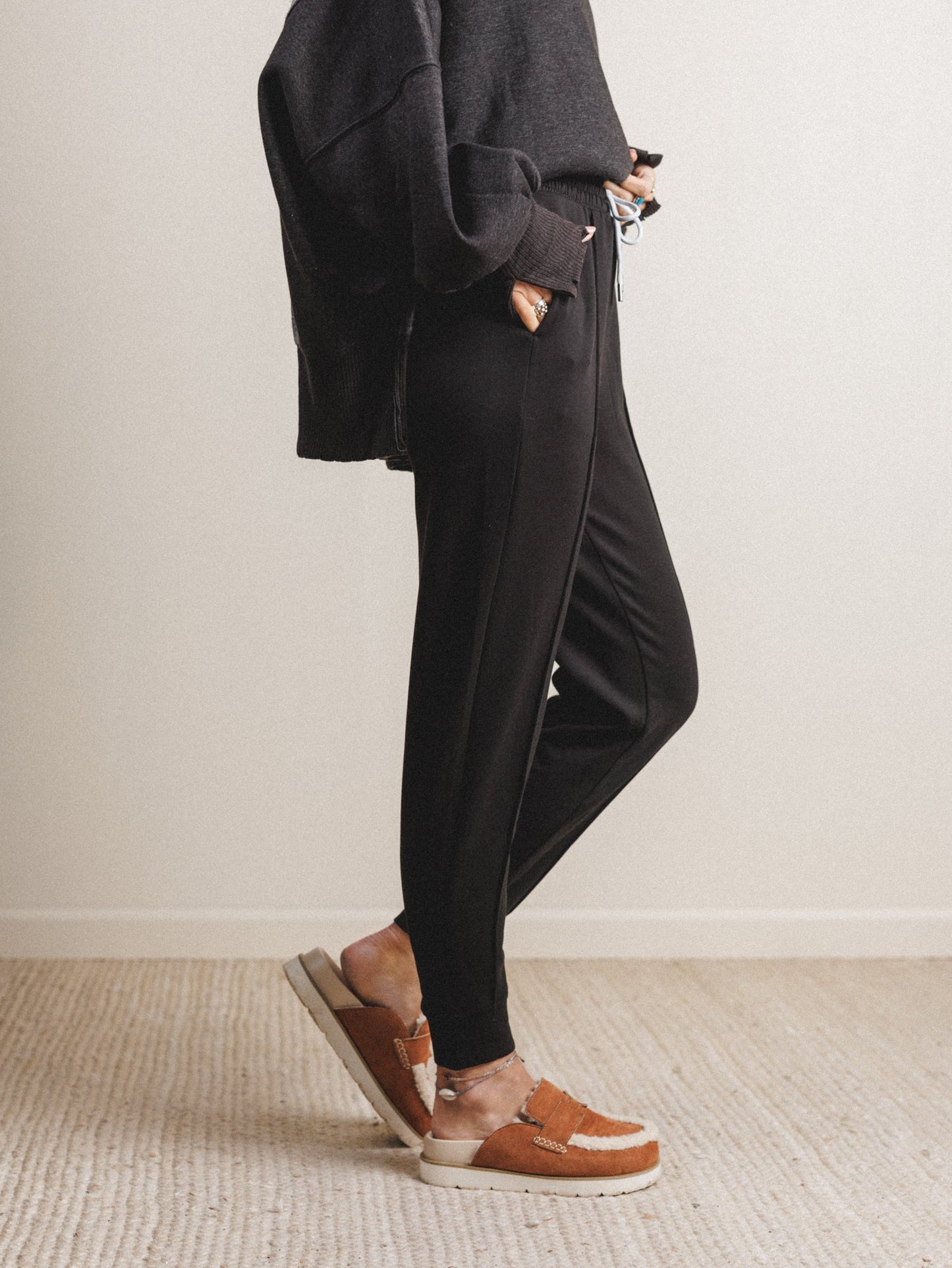 Pure Comfort Jogger Sweatpants - Black