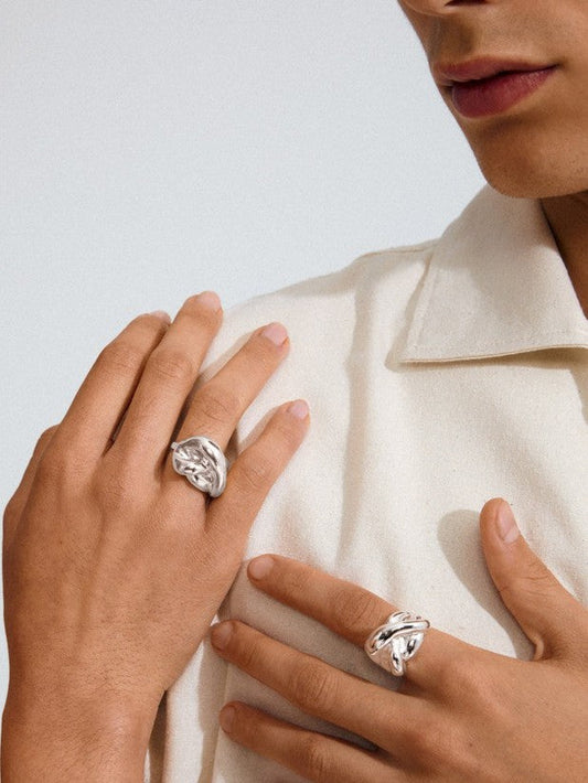 PILGRIM Unfold Twisted Ring
