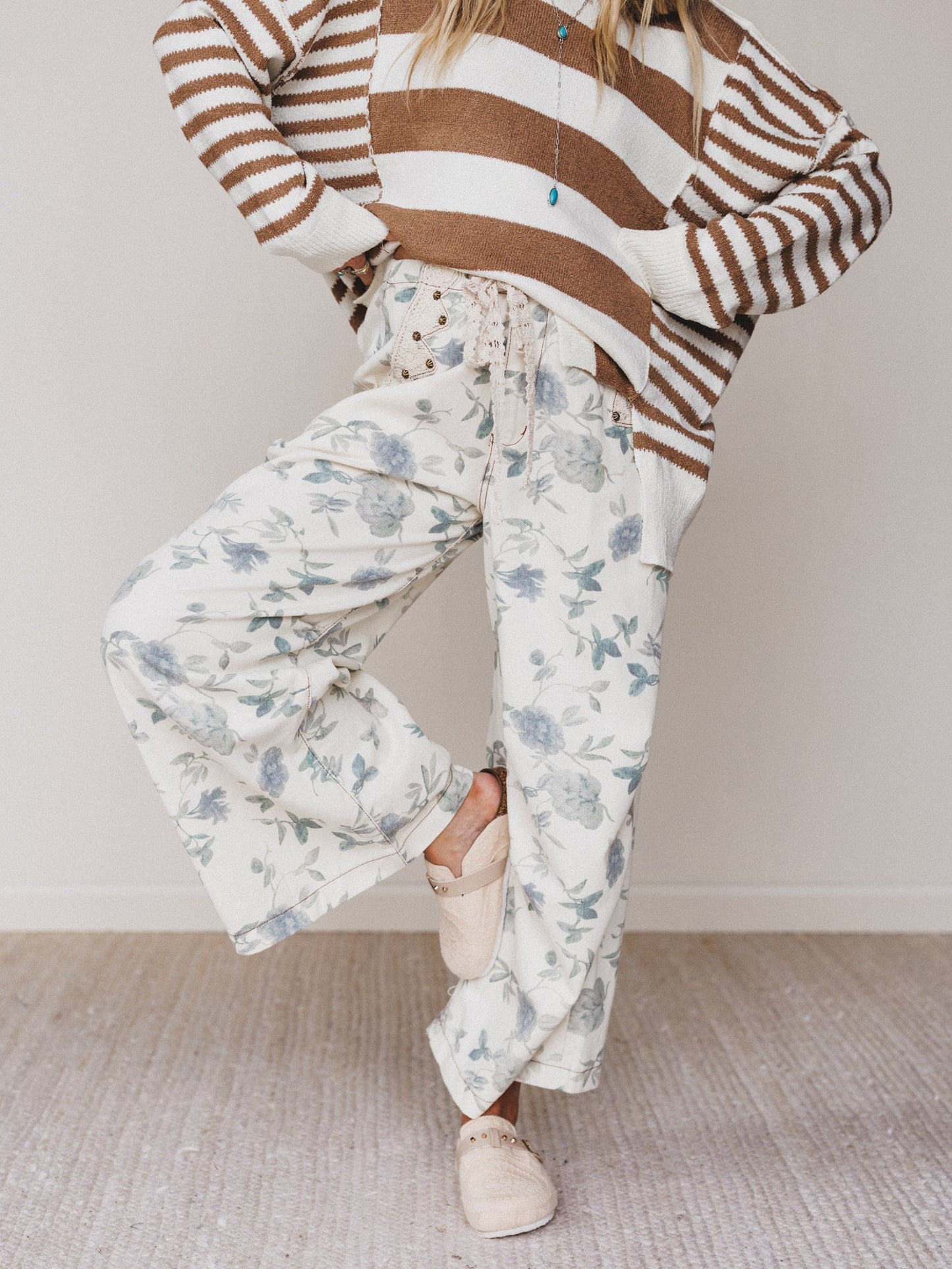 Softest Wild Wide Leg Pants - Cream
