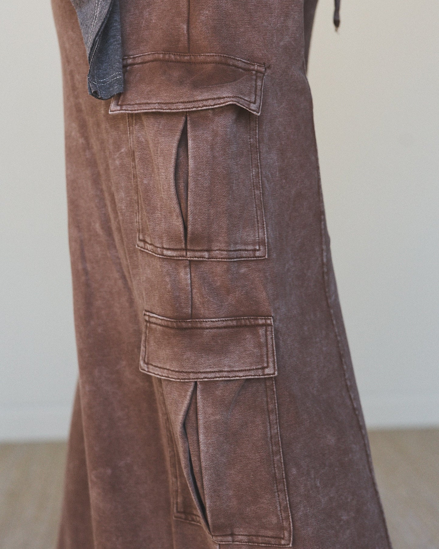 Cool Theory Wide Leg Pants - Brown