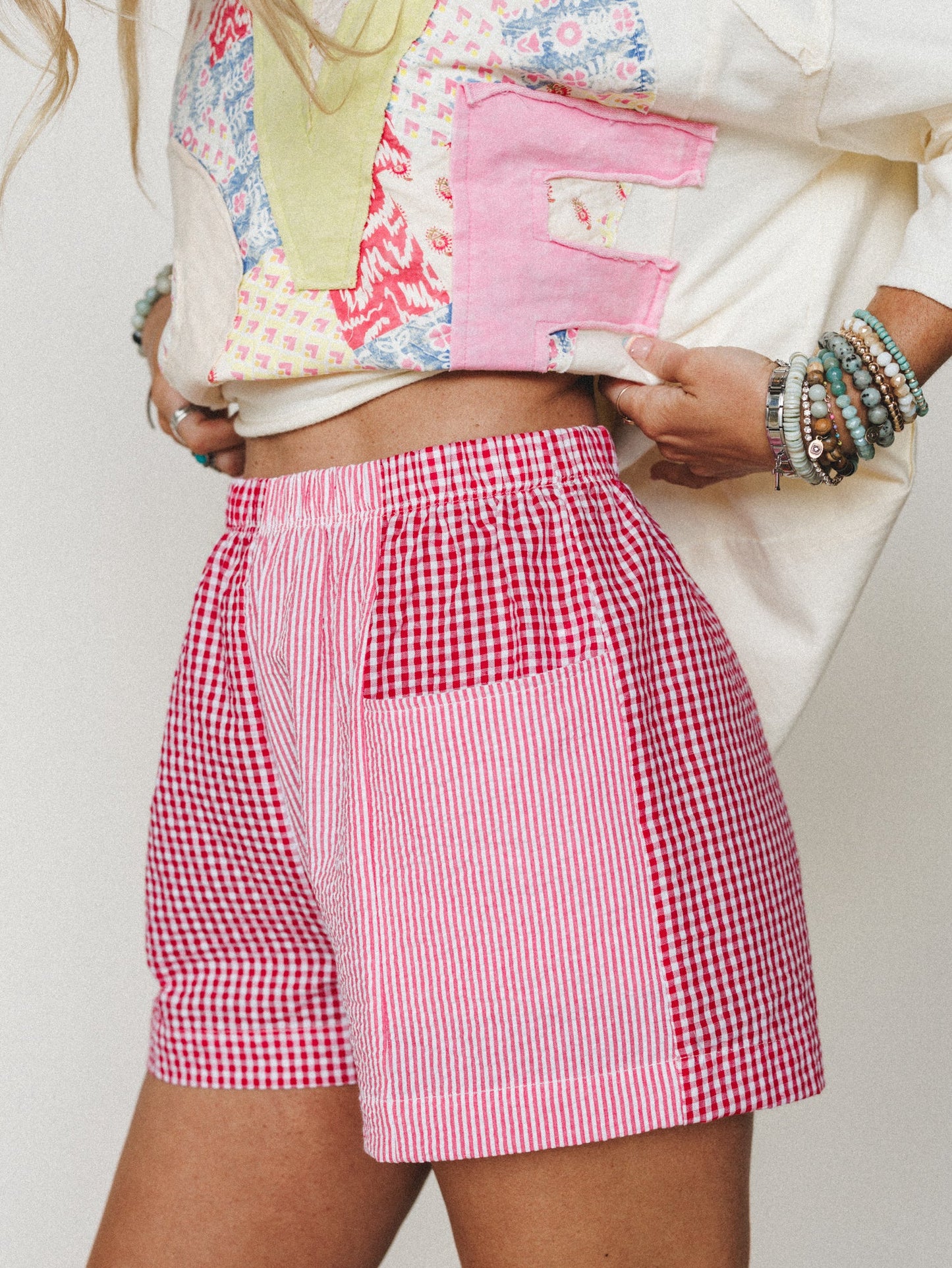 Spring Song Shorts - Red