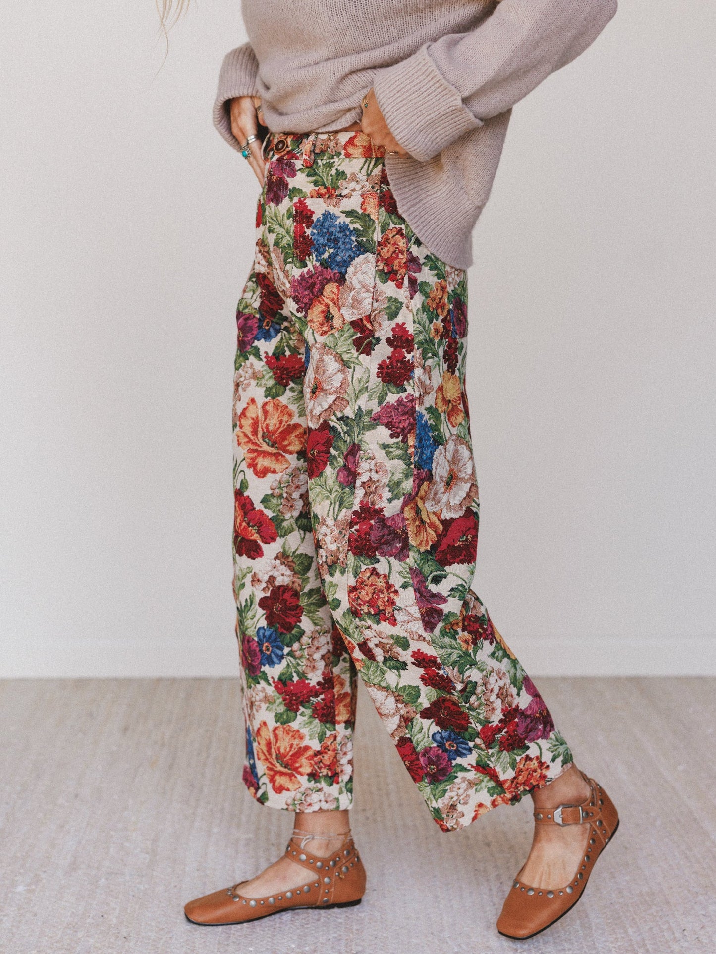 Rosy Drift Pants - Red